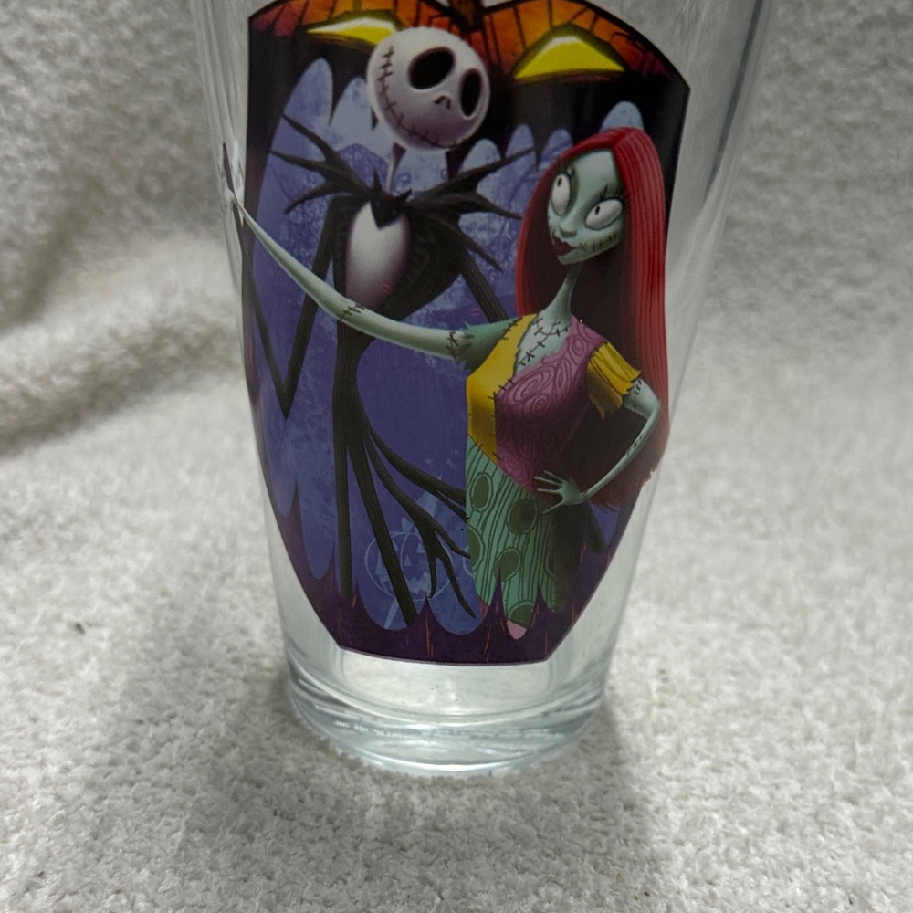 Nightmare Before Christmas Glass Tumbler